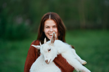 Obraz premium girl with horse