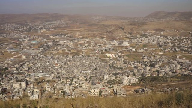 Mitzpe Yosef - Joseph's Lookout. palestinian City of Nablus in West Bank - Samaria