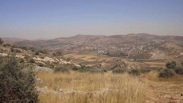 Mitzpe Yosef - Joseph's Lookout. palestinian City of Nablus in West Bank - Samaria