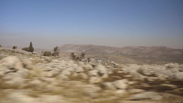 Mitzpe Yosef - Joseph's Lookout. palestinian City of Nablus in West Bank - Samaria