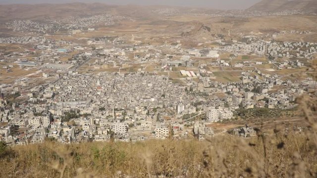 Mitzpe Yosef - Joseph's Lookout. palestinian City of Nablus in West Bank - Samaria