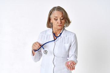 young doctor with stethoscope