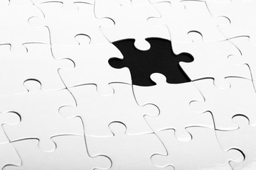 Puzzle with Missing Piece