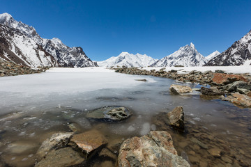 K2 mountain peak, second highest mountain in the world, K2 trek, Pakistan, Asia