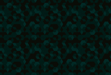 Seamless black background. Abstract geometric pattern vector polygonal illustration