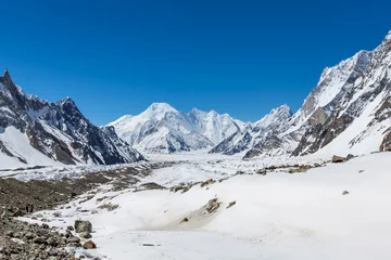 Crédence de cuisine en verre imprimé Gasherbrum Sommet de la montagne K2, deuxième plus haute montagne du monde, randonnée K2, Pakistan, Asie