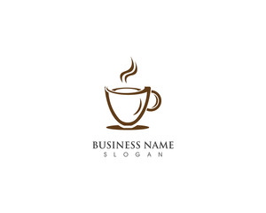 coffee cup of hot drink vector illustration