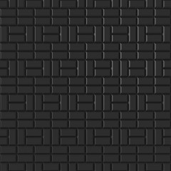 Modern brick wall. 3D rendering.
