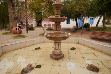 Urban environment, street, squares and churches of the various locations that make up the Elqui...