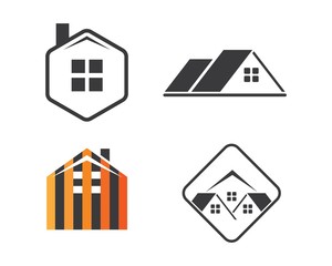 house logo icon illustration vector