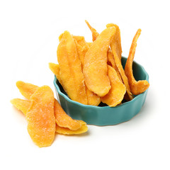 Mango. dry mango on the background