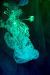 Green and Blue Smoke
