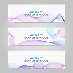 Banner template web design, background abstract design