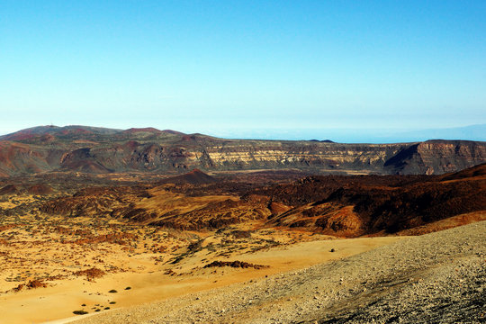 Volcano of Teide from above