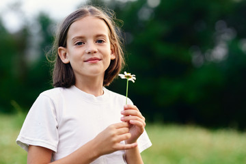 girl with dandelion