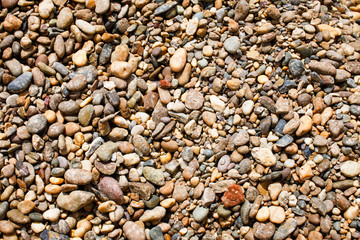 Gravel stones background.