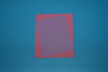 pink and violet white card with adhesive tape