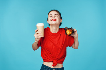 young man with cup of tea