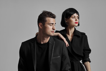 man and woman talking on the phone