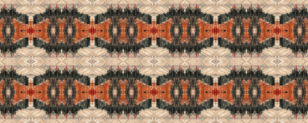 Ikat Seamless Pattern. 