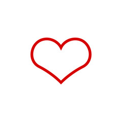 Heart icon graphic design template vector illustration