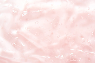 Gel serum texture with transparent micro bubble. Skin care concept. - Image