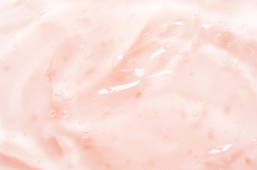 Gel serum texture with transparent micro bubble. Skin care concept. - Image