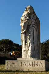 Statue der Catharina
