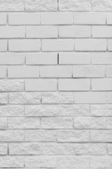 Kitchen wallpaper concept: Abstract vertical modern square white brick tile wall texture background.