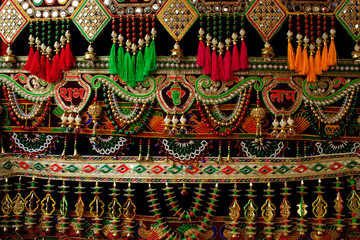 Toran a traditional hanging seen in Indian households during festive occasions, like Diwali