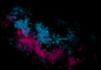 Abstract watercolor brush spatter bot digital art painting soft focus for texture background