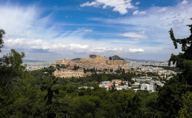 Fototapeta na wymiar Widok na Ateny, Grecja