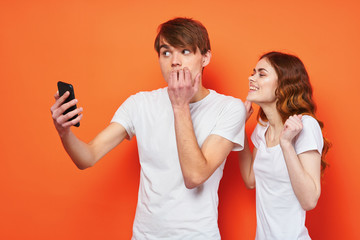 man and woman fighting