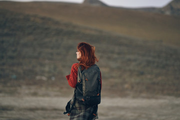 portrait of young woman on the beach