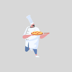 Activities man chef in uniform. Professional restaurant worker. 