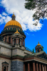 Fototapeta na wymiar Saint Isaac's Cathedral or Isaakievskiy Sobor in St. Petersburg, Russia