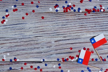 September 18, happy independence day of Chile. memorial day for independence. the concept of...