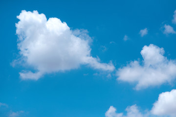 Fototapeta premium Blue sky and clouds for background.