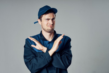 portrait of young man in a hat