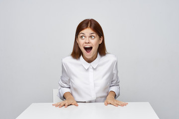 young woman in office