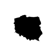 map of Poland. Vector illustration