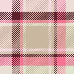 Plaid or tartan vector is background or texture in many color