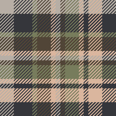 Plaid or tartan vector is background or texture in many color