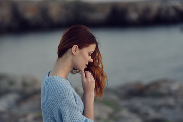 woman talking on cell phone