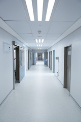 Modern corridor of hospital