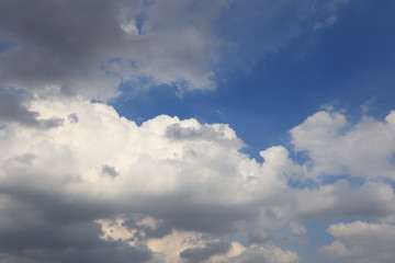 Obraz premium Blue Sky with white Cloud 