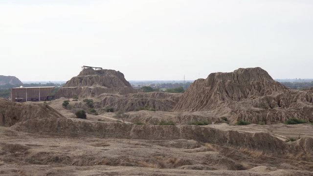 Pyramid of Tucume in Peru, South America