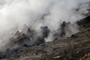 Geothermal area, Krysuvik, Iceland
