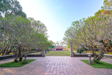 Thien Mu Pagoda in Hue City, Vietnam. This is the ancient temples from the 19th century to date and also the spiritual tourist attractions in Hue, Vietnam