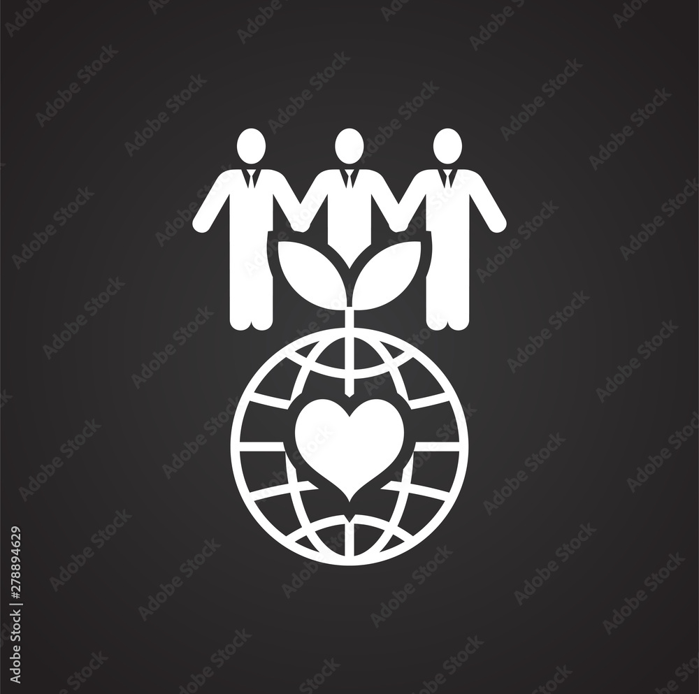 Poster plastic related icon on background for graphic and web design. simple illustration. internet concept